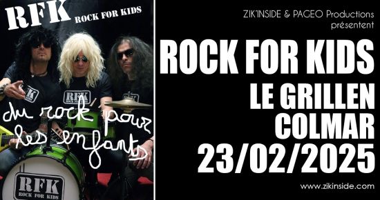 ROCK FOR KIDS concert pour les jeunes de 7 à 77 ans