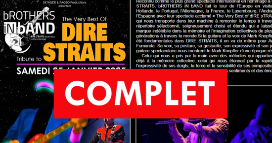COMPLET : BROTHERS IN BAND Tribute DIRE STRAITS