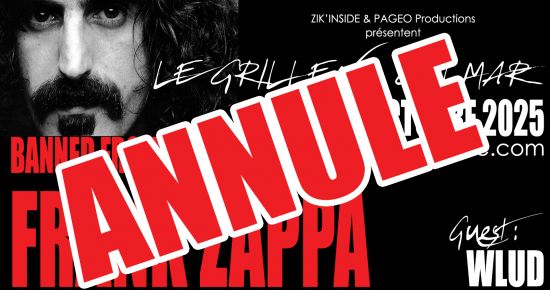 Annulé : BANNED FROM UTOPIA Tribute FRANK ZAPPA + WLUD