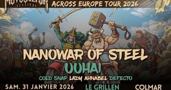 Nanowar Of Steel + Uuhai + Cold Snap + Defecto + Lady Ahnabel