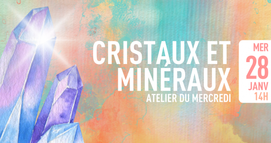 Ça brille sous terre, cristaux et minéraux