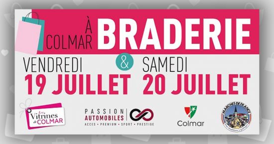 La braderie du centre-ville de Colmar