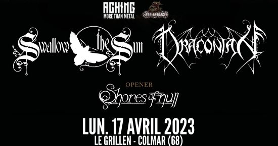 Swallow the Sun + Draconian + SHORES OF NULL