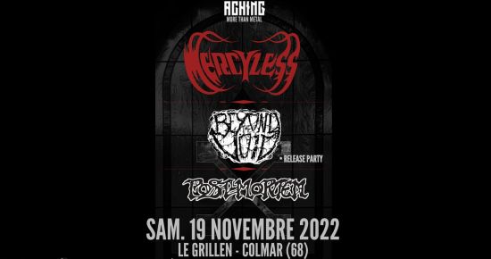 Release Party Beyond The Void + Post-Mortem + MERCYLESS