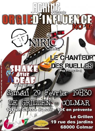 Festival OI #16: Oniric + Shake the Deaf + Le chanteur des ruelles